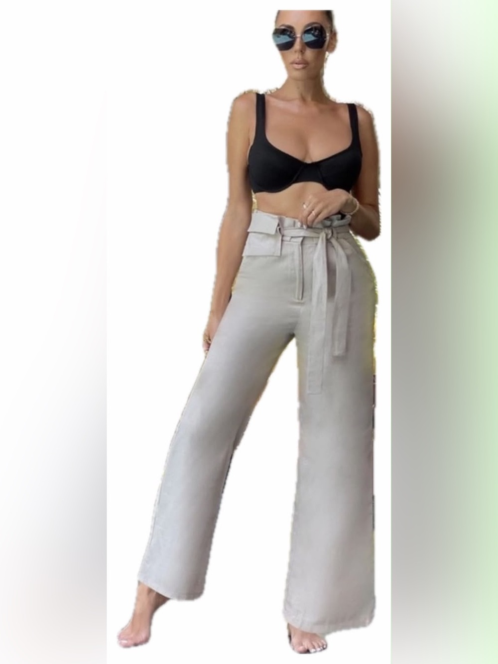 Club L London Sand Wide leg Trousers - Picture 15 of 15